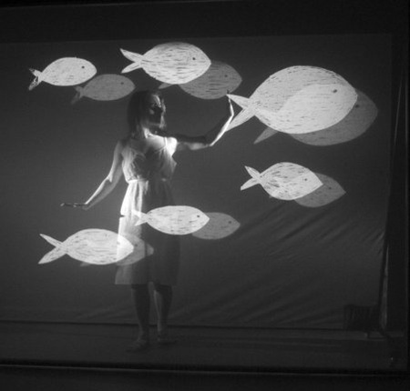 Студенти-учасники МАРА-туру в Україні у перфоменсі "Процесія образів"